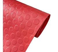 Blazea Heavy Duty Rubber Garage Floor Matting, 60cm 2m 3m 4m 5m 6m Large Floor Roll for Under Car Wheels, Waterproof Workshop Flooring Runner Mat(Red,1.4x3m/4.6x9.8ft)