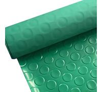 Blazea Heavy Duty Rubber Garage Floor Matting, 60cm 2m 3m 4m 5m 6m Large Floor Roll for Under Car Wheels, Waterproof Workshop Flooring Runner Mat(Green,1.2x2m/3.9x6.6ft)