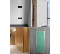 Blazea Plasterboard Door Access Panel with Aluminum Frame, Hidden Access Hatch Cover for Pipe Inspection, 16 18 22 24 30 36 48 Inch Loft Attic Wall Access Door(550x1000mm)