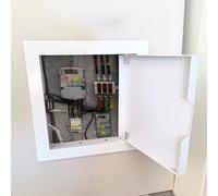 Blazea Plumbing Small Access Door With Magnetic, Pop Out Access Panel for Drywall/Ceiling, Waterproof Shower Access Inspection Hatch Service Door(White,35x45cm)