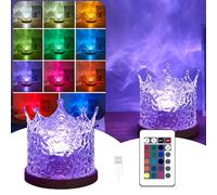 Blazely - Blazely Light, Aurora Dimension, Aurora Dimension Light, Aurora Dimension Projector,Aurora Lamp,Aurora Borealis Light Projector,2 in 1 Northern Lights and Ocean Wave Projector (Crown)