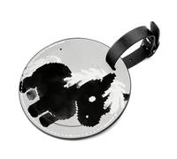 BlazeManePony Durable Package Tag, Visible Travel Bag Identifier with Privacy Cover, Easy to Attach for Suitcases