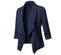 Blazer for Women Plus Size Casual Blazers Jackets Womens Solid Open Front Cardigan Long Sleeve Coats Ladies Elegant Open Front Office Suit Jacket Cardigan
