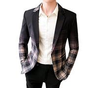 Blazer Jacket Men Blazer Business Mens Long Sleeve Blazer Lightweight Blazer Top Elegant Blazer Suits Loose Blazer Winter Blazer Men Gant Blazer Men Pattern Blazer Jacket Top Grey M