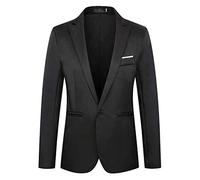 Blazer Jacket Men Work Blazer Men Formal Blazer Business Blazer Elegant Blazer Plus Size Men Blazer Comfy Blazer Warm Blazer Gant Blazer Men Suits Outdoor Blazer Jacket Black L