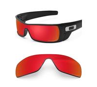 BlazerBuck Anti-salt Polarized Replacement Lenses for Oakley Batwolf OO9101 - Fire Red