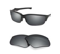 BlazerBuck Anti-salt Polarized Replacement Lenses for Oakley Flak Beta OO9363 - Silver Chrome
