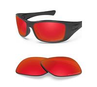 BlazerBuck Anti-salt Polarized Replacement Lenses for Oakley Hijinx - Fire Red