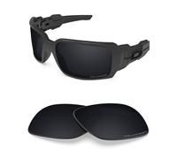 BlazerBuck Anti-salt Polarized Replacement Lenses for Oakley Oil Drum - Black