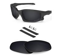 BlazerBuck Anti-salt Polarized Replacement Lenses for Oakley Split Jacket OO9099 - Black