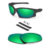 BlazerBuck Anti-salt Polarized Replacement Lenses for Oakley Split Jacket OO9099 - Emerald Green