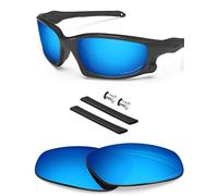 BlazerBuck Anti-salt Polarized Replacement Lenses for Oakley Split Jacket OO9099 - Ice Blue