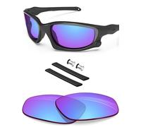 BlazerBuck Anti-salt Polarized Replacement Lenses for Oakley Split Jacket OO9099 - Rose Trail