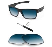 BlazerBuck Anti-salt Polarized Replacement Lenses for Oakley TwoFace OO9189 - Blue Gradient