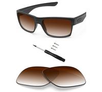 BlazerBuck Anti-salt Polarized Replacement Lenses for Oakley TwoFace OO9189 - Brown Gradient