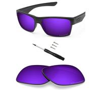 BlazerBuck Anti-salt Polarized Replacement Lenses for Oakley TwoFace OO9189 - Cosmic Purple
