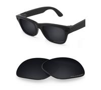 BlazerBuck Anti-salt Polarized Replacement Lenses for Ray-Ban Meta Blayzer Optics (Gen 2) RW7001 50mm - Black