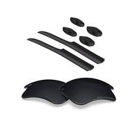 BlazerBuck Anti-salt Polarized Replacement Lenses & Sock Kit for Oakley Fast Jacket XL OO9156 - Black