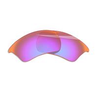 BlazerBuck Anti-salt Polarized Replacement Lenses & Sock Kit for Oakley Half Jacket 2.0 XL OO9154 - Rose Trail