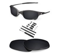 BlazerBuck Anti-salt Polarized Replacement Lenses & Sock Kit for Oakley Juliet - Black