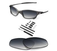 BlazerBuck Anti-salt Polarized Replacement Lenses & Sock Kit for Oakley Juliet - Grey Gradient