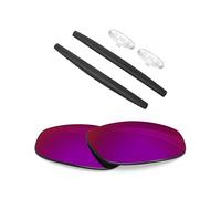 BlazerBuck Anti-salt Polarized Replacement Lenses & Sock Kit for Oakley Whisker - Burned Starry AR Coated