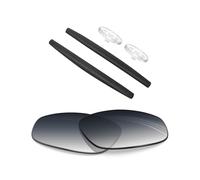 BlazerBuck Anti-salt Polarized Replacement Lenses & Sock Kit for Oakley Whisker - Grey Gradient