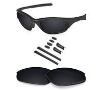 BlazerBuck Anti-salt Polarized Replacement Lenses & Sock Kit & Sock Kit for Oakley Half Jacket - Black