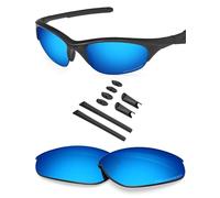 BlazerBuck Anti-salt Polarized Replacement Lenses & Sock Kit & Sock Kit for Oakley Half Jacket - Ice Blue