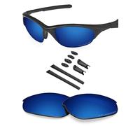 BlazerBuck Anti-salt Polarized Replacement Lenses & Sock Kit & Sock Kit for Oakley Half Jacket - Midnight Blue