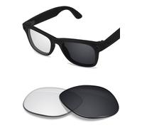 BlazerBuck Anti-Salt Replacement Lens for RayBan Meta Wayfarer RW4008 53mm - Clear to Black Photochromic