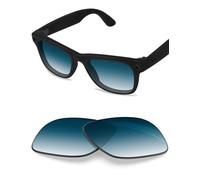 BlazerBuck Anti-salt Replacement Lenses Compatible with Ray-Ban Meta Wayfarer RW4006 | RW4012 (Gen 2) 50mm Smart Glasses - Blue Gradient