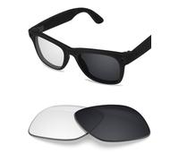 BlazerBuck Anti-salt Replacement Lenses for RayBan RW4012 Wayfarer (Gen 2) 50mm - Clear Black Photochromic