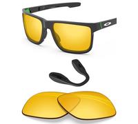 BlazerBuck Anti-salt Replacement Lenses & Nose Piecess for Oakley Crossrange OO9361 Sunglasses - High Intensity yellow
