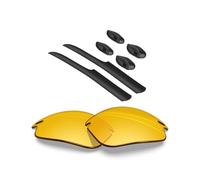 BlazerBuck Anti-salt Replacement Lenses & Sock Kit for Oakley Fast Jacket OO9097- High Intensity yellow