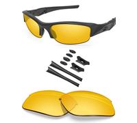 BlazerBuck Anti-salt Replacement Lenses & Sock Kit for Oakley Flak Jacket - High Intensity yellow