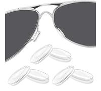 BlazerBuck Clear Replacement Nose Piece Pads for Oakley Feedback Sunglass OO4079-3 Pairs