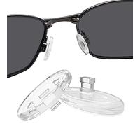 BlazerBuck Clear Replacement Nose Piece Pads for Oakley Plaintiff Squared Sunglass OO4063-1 Pair