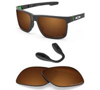 BlazerBuck Polarized Replacement Lenses & Nose Pieces for Oakley Crossrange OO9361 Sunglasses - Amber