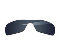 BlazerBuck Polycarbonate Polarized Replacement Lenses for Oakley Batwolf OO9101 - Black AR Coated
