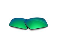 BlazerBuck Polycarbonate Polarized Replacement Lenses for Oakley Crankshaft OO9239 - Emerald Green AR Coated