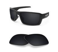BlazerBuck Polycarbonate Polarized Replacement Lenses for Oakley Double Edge OO9380 Sunglasses - Black AR Coated