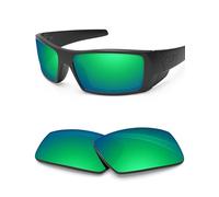 BlazerBuck Polycarbonate Polarized Replacement Lenses for Oakley Gascan - Emerald Green AR Coated