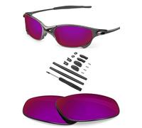BlazerBuck Polycarbonate Polarized Replacement Lenses & Sock Kit for Oakley Juliet - Burned Starry AR Coated
