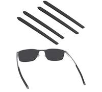 BlazerBuck Replacement Ear Socks 140mm for Oakley Socket 5.0 OX3217/Socket 5.5 OX3218 Sunglass - Black + Black