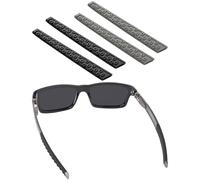 BlazerBuck Replacement Ear Socks for Oakley Currency OX8026 / Twin Shock OX3095 Sunglass - Black + Grey