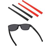 BlazerBuck Replacement Ear Socks for Oakley Marshal MNP OX8091 Sunglass - Black + Red