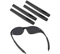 BlazerBuck Replacement Ear Socks for Oakley Minute 1.0 Sunglass - Black + Black