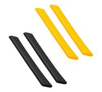 BlazerBuck Replacement Ear Socks for Oakley Racing Jacket/Jawbone/Split Jacket Sunglass - Black + Yellow