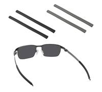 BlazerBuck Replacement Ear Socks for Oakley Tincup OX3184 / Tincup 0.5 OX5099 Eyeglass - Black + Grey